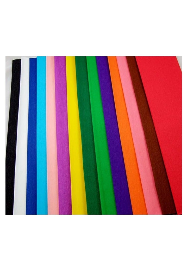 تيرابايت ورق كريب 12 طية 50 × 120 سم، عبوة متعددة الألوان مكونة من قطعتين - Image 2