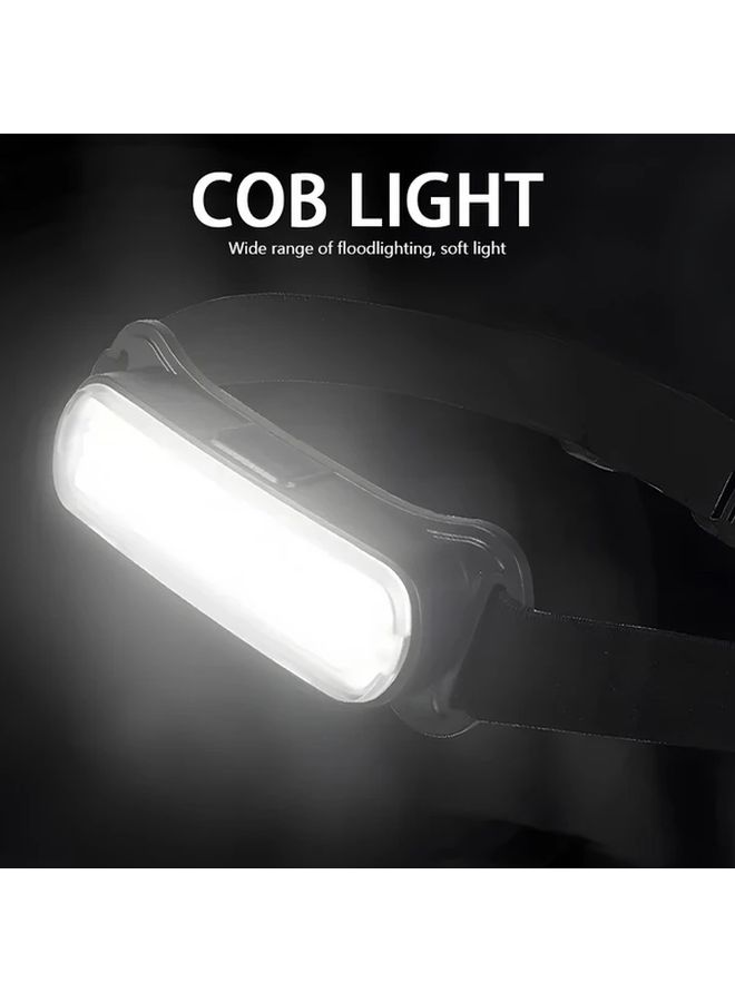 مصباح رأس LED قابل لإعادة الشحن عبر منفذ USB، 3 أوضاع، حزام قابل للتعديل، إضاءة 360 درجة، 1 قطعة - Image 4