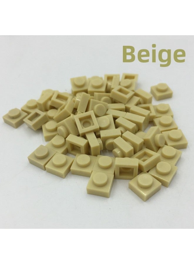 Building Block Parts Small Particles Basic Parts Short 1*1 Hole Pixel Particles Assembled Building Blocks Draw Two-dimensional Code 0.1 Kg/bag 