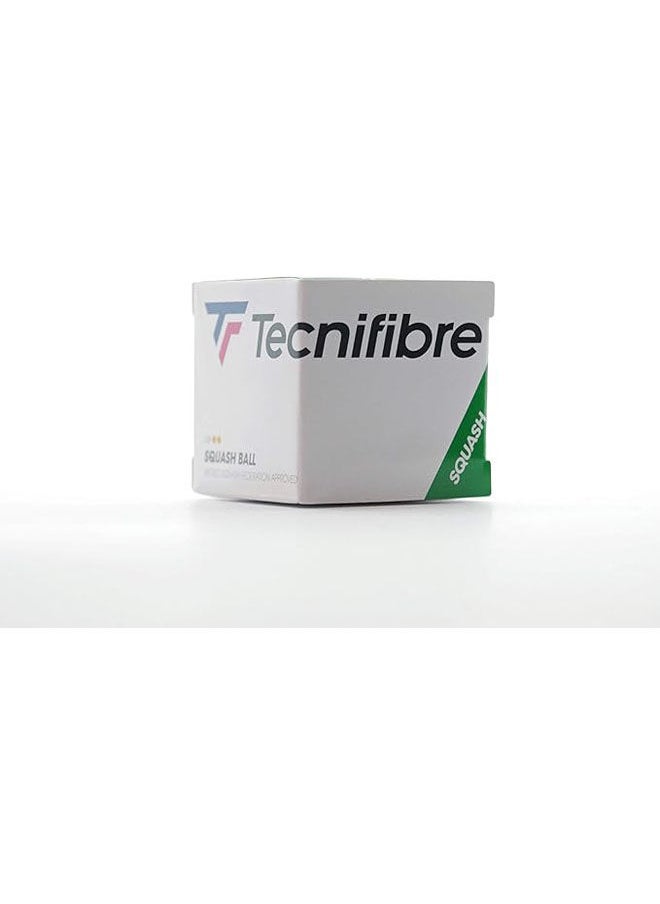 TecniFibre Double Yellow Dot Squash Ball  - Image 3