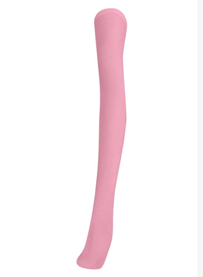 MUKHAKSH (Pack of 2 Pairs Girls Kids Cotton Thigh High Thigh Length upto the thigh Mid Thigh Long Baby Pink Stocking Socks, 9-10 Years - Image 2