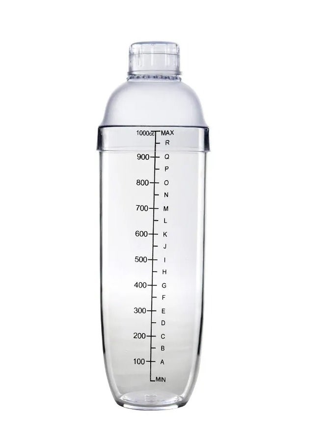 LATEA - 1000cc Plastic Cocktail Shaker Scale Cup - Image 1