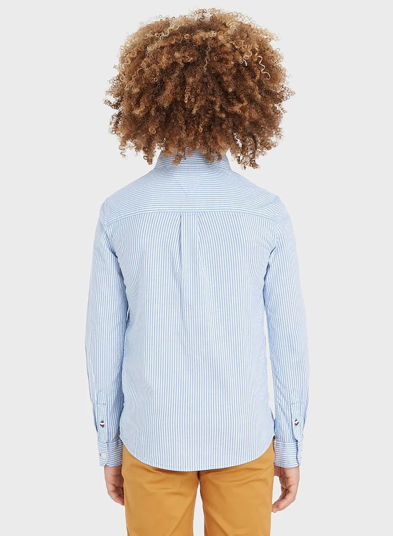 TOMMY HILFIGER Kids Stripe Regular Fit Shirt