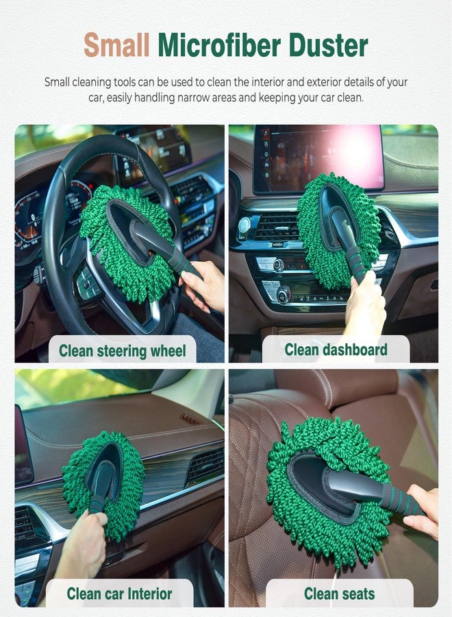 FLORICH Microfiber Car Duster Kit, Large Extendable Car Duster Exterior Scratch Free, Car Cleaning Brush Car Interior Detailing Kit, Car Cleaning Supplies for Cars RV Truck - Image 4