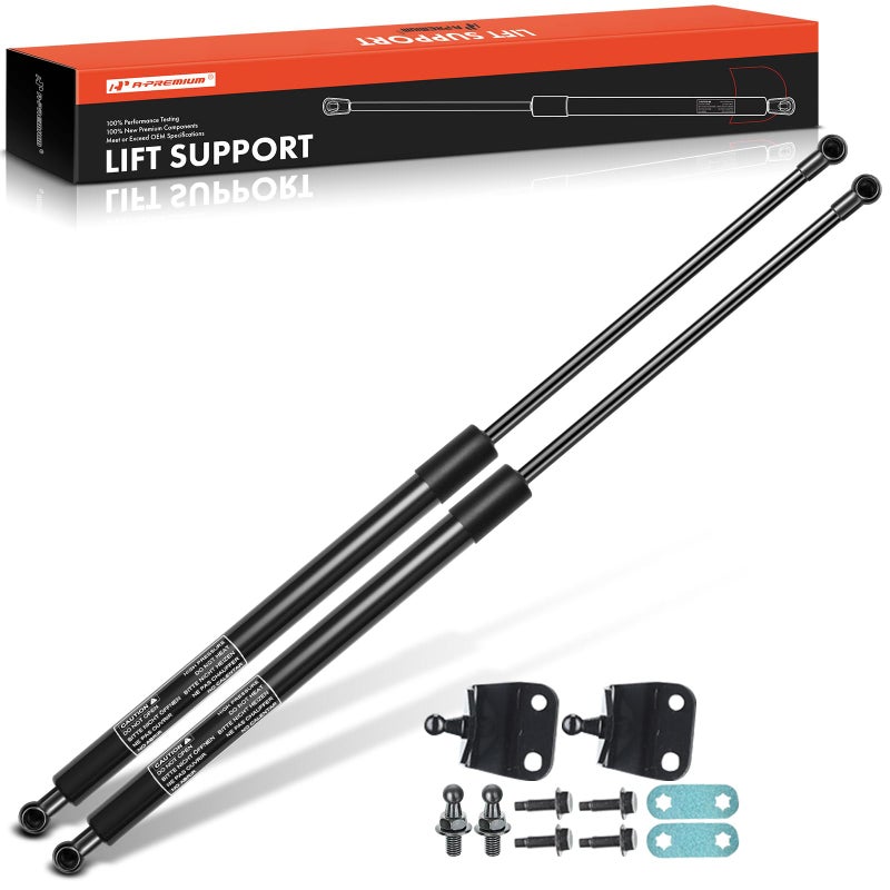 A-Premium APremium Tailgate Rear Liftgate Lift Supports Shock Struts Compatible with Select Nissan Models 350Z 20032008 V6 35L Coupe 2Door with Spoiler Replace 90453CD700 90452CD700 2PC Set