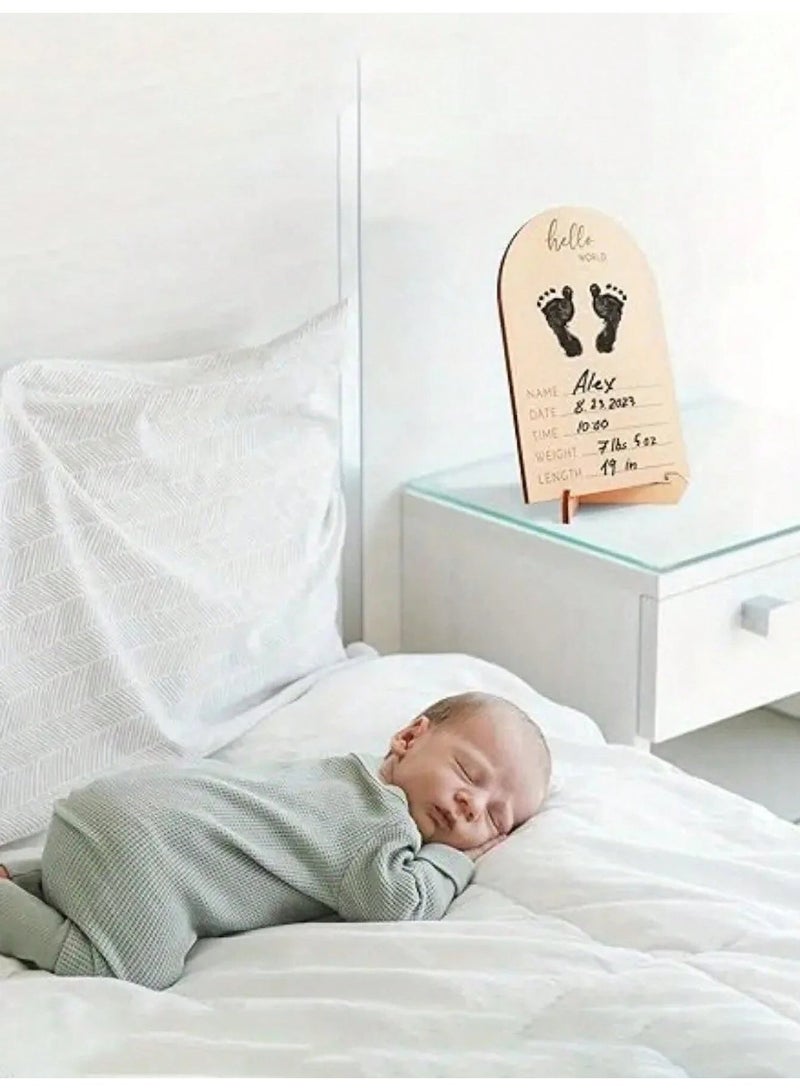 إطار صور خشبي للاحتفاظ بصورة الجنين بتصميم أنيق ومميز - Image 3