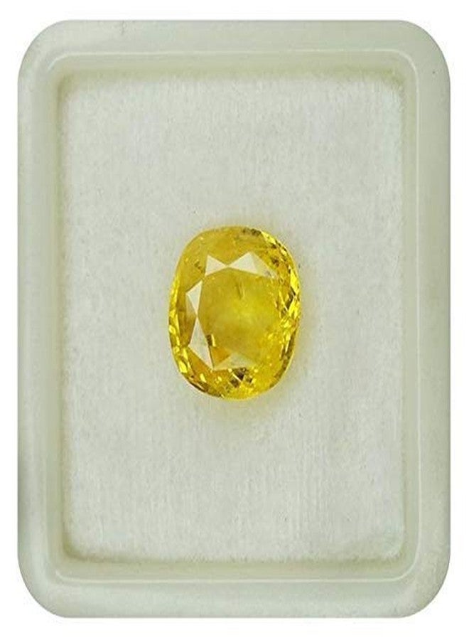 Kirti Sales 5.25 Ratti Unheated Untreated Yellow Sapphire Gemstone/Pukhraj Stone for Men and Women - Image 1