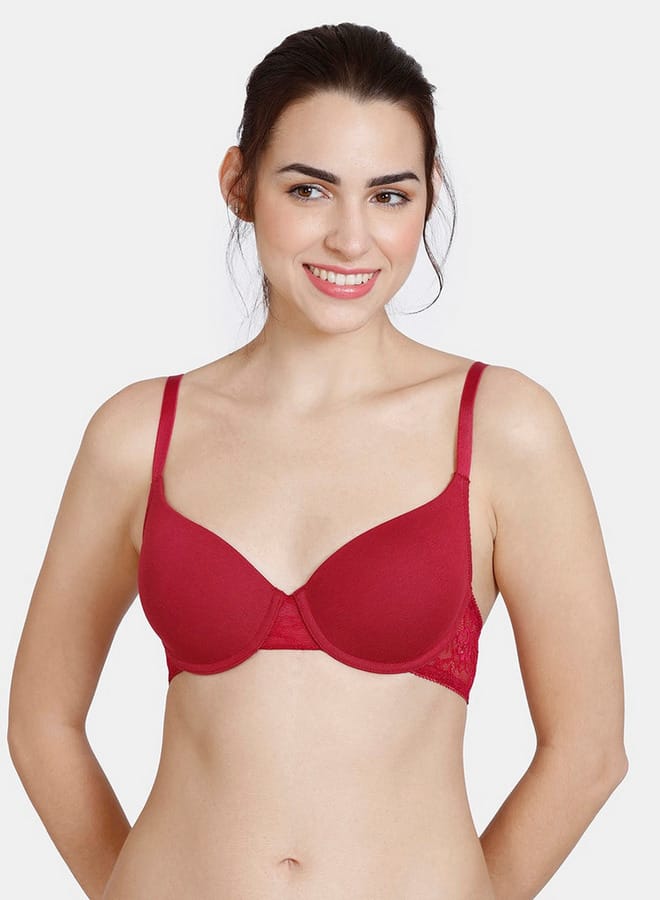 zivame Zivame Wired Padded T-shirt Bra with Adjustable Straps  - Image 1