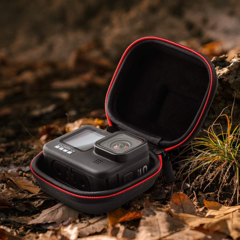 HSU Protective Case for GoPro Hero 13/12, Mini Carrying Case Compatible with GoPro Hero 11/10/9/8/7/6/5 Black, AKASO/Campark/YI Action Camera and More, Small Carrying Case - Image 2