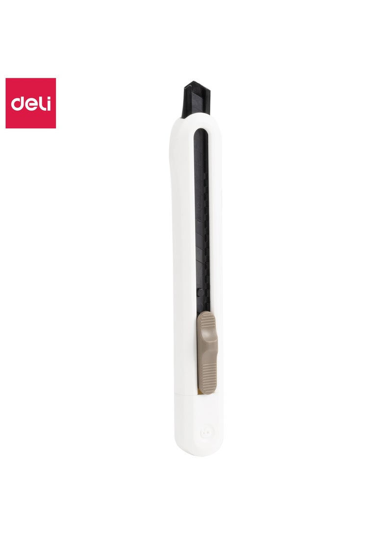 Deli - Deli Nusign ENS063 Snap-Off Utility  Cutter with SK5 Edge - White - Image 1