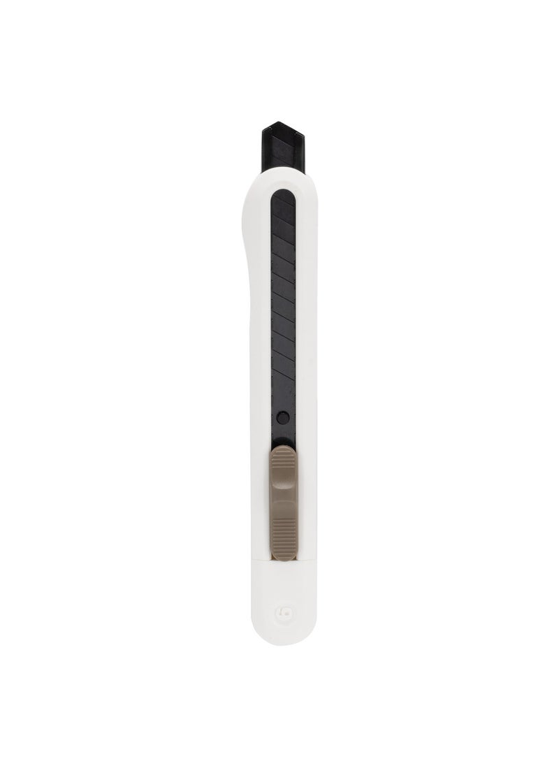 Deli - Deli Nusign ENS063 Snap-Off Utility  Cutter with SK5 Edge - White - Image 1