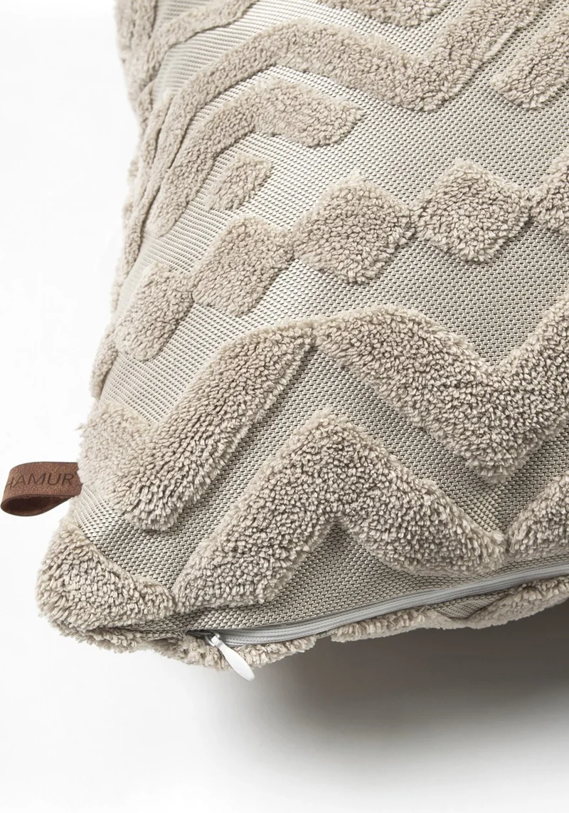 هامور Dough Bohemian Special Design Punch Punch Pattern Square Decorative Throw Pillow Cover Letta Natural