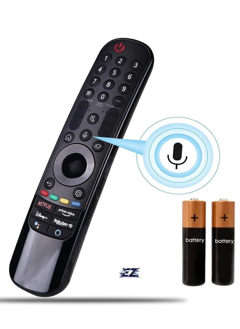 ELTRAZONE AN-MR21GA Magic Remote Control Replacement for LG Smart TV – Voice Remote for LG UHD, OLED, QNED, NanoCell, 4K & 8K TVs – Easy Setup, Full Control, and Voice Command Functionality - Image 1