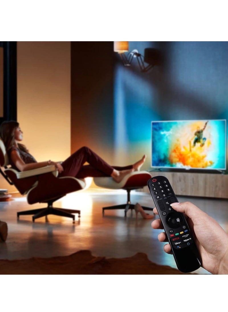 ELTRAZONE AN-MR21GA Magic Remote Control Replacement for LG Smart TV – Voice Remote for LG UHD, OLED, QNED, NanoCell, 4K & 8K TVs – Easy Setup, Full Control, and Voice Command Functionality - Image 4