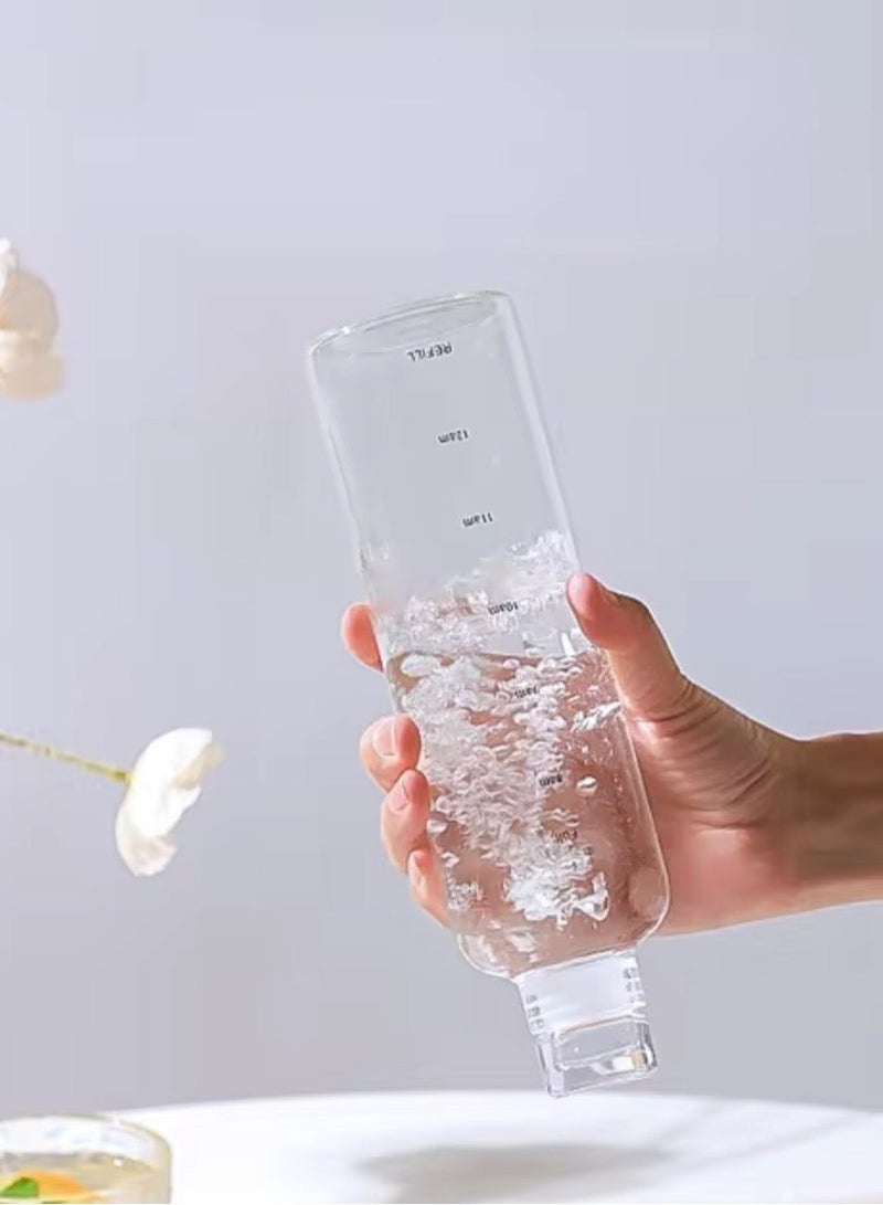 زجاجة مياه أكريليك بتصميم مانع للتسرب - قطعة واحدة - Image 1