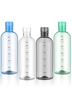 Generic 1 Piece Leak Proof Time Marker Design Acrylic Water Bottle -  Multicolour  - Image 2