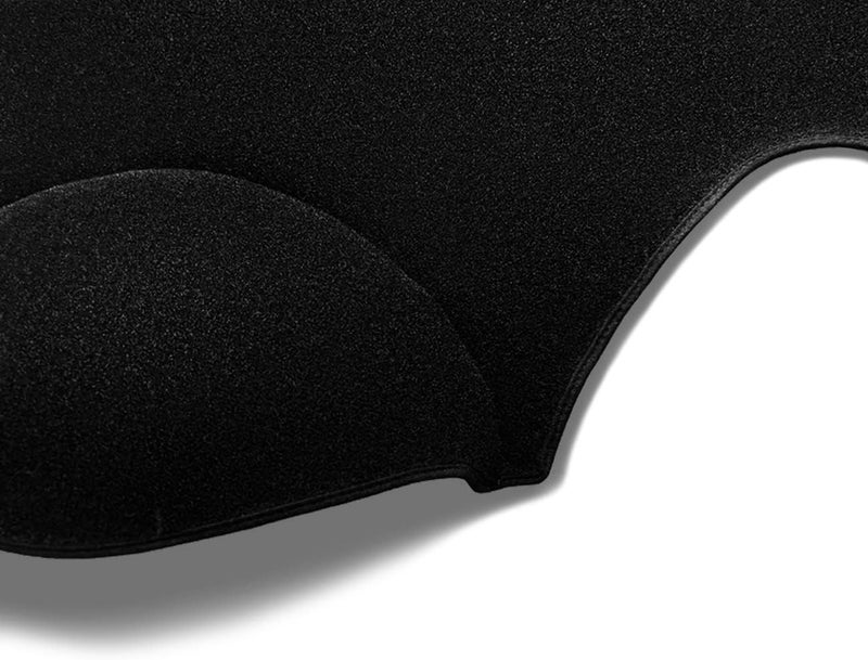 Fcovergurus Dash Cover Mat Custom Fit for Toyota Sienna 2004-2010, Dashboard Cover Pad Carpet Protector (Black) - Image 2
