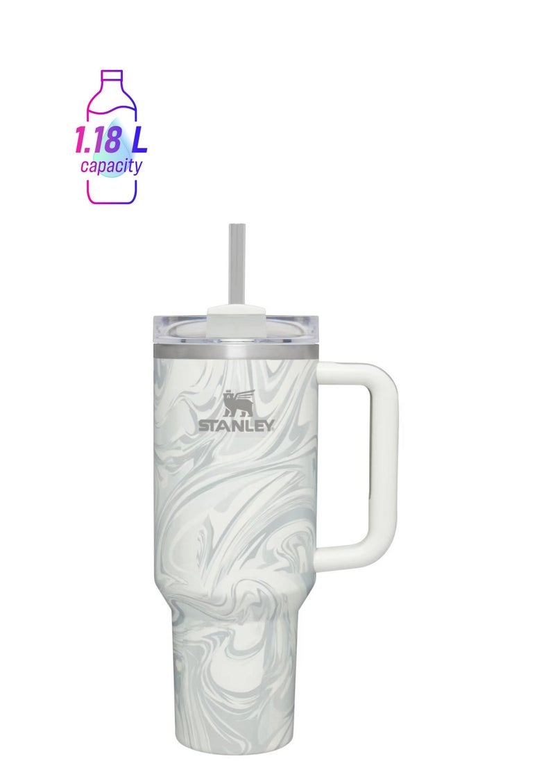 Stanley - Quencher Stainless Steel Vacuum Insulated Tumbler with Lid and Straw for Water, Iced Tea or Coffee, Smoothie and More, 40 oz - Image 1