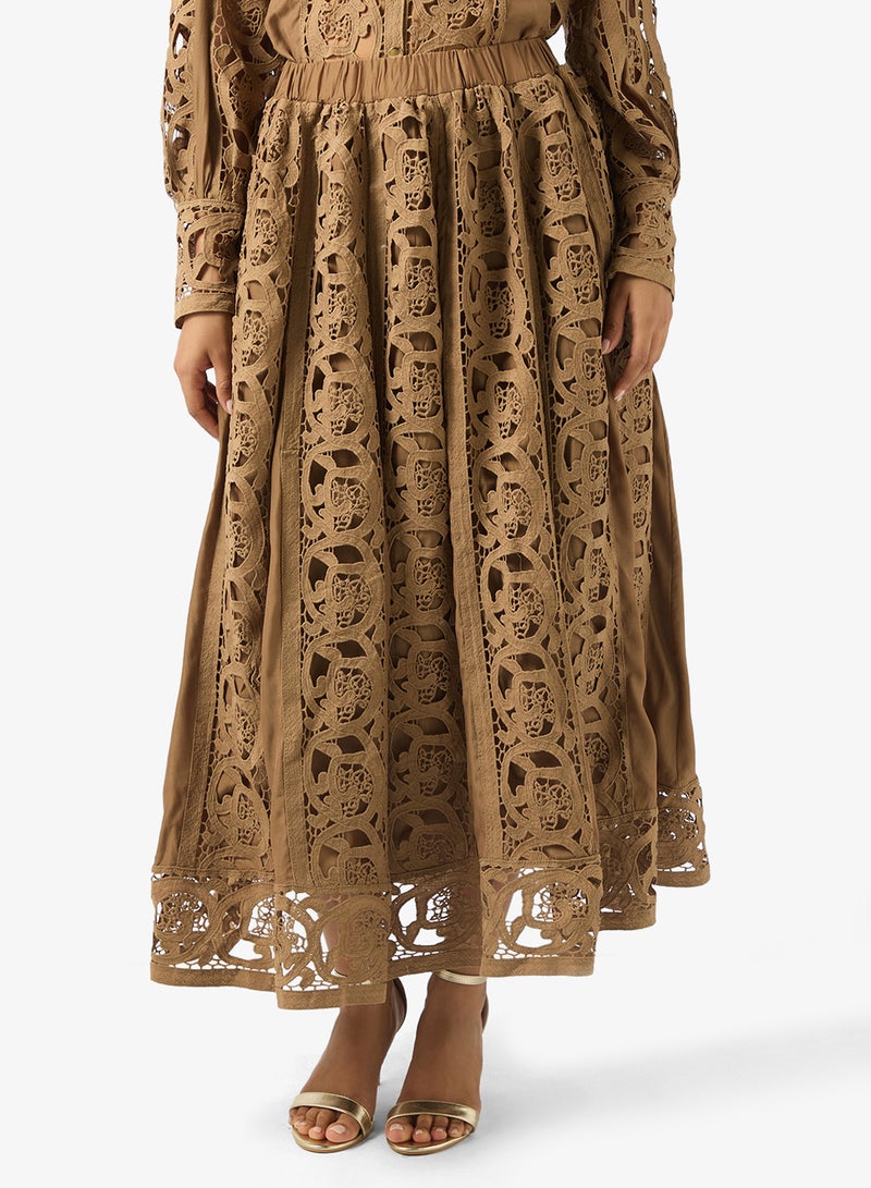 Khizana Lace Top & Skirt Set - Image 4