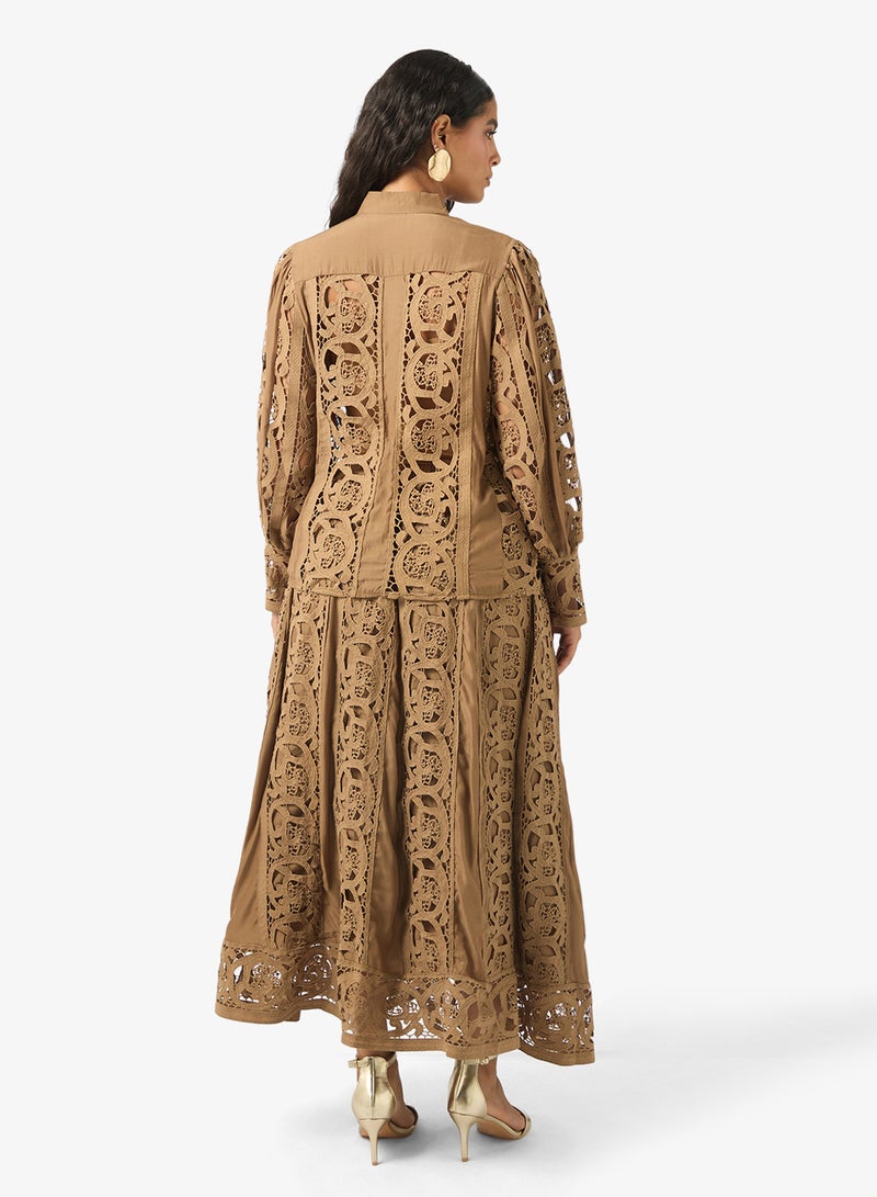 Khizana Lace Top & Skirt Set - Image 2