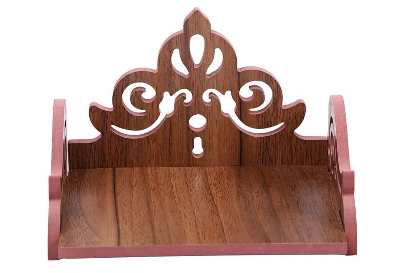 Lyrics Creation Art and Craft Wooden Beautiful Plywood Mandir Pooja Room Home Decor Office OR Home Temple Wall Hanging Product Brown - Image 2