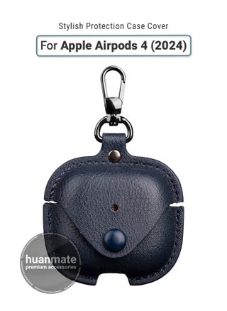 Apple AirPods 4 Shockproof Protection Case Cover - Dark Blue - Lightweight, Stylish Design, Accurate Cut-outs - Easy to Install & Remove - Durable Shield for Your Apple AirPods 4 - pzsku/Z2E7CAA89890A3B2709A1Z/45/_/1741907627/70a6b0a0-017f-4f4e-b10f-ce651880a6a4