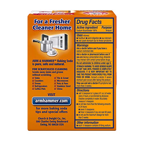 Arm & Hammer Pure Baking Soda, 8oz, Pack of 2 - Image 2