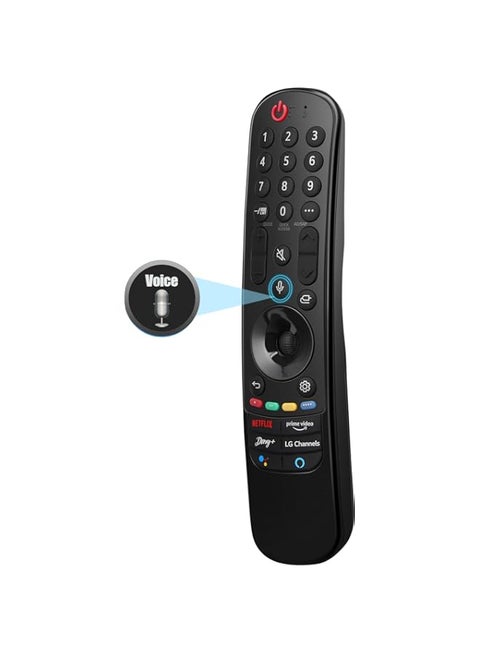 Gvirtue Voice Remote MR21GA for 2021 LG-Magic-Remote, Replacement for LG UHD OLED QNED NanoCell 4K 8K Smart TV with Pointer and Voice Function, Compatible with Most 2018-2022 LG TVs 002