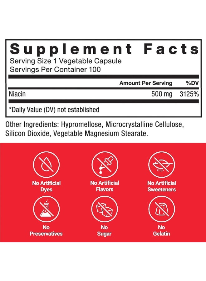Force Factor Niacin 500mg Dietary Supplement for Adults - Image 5