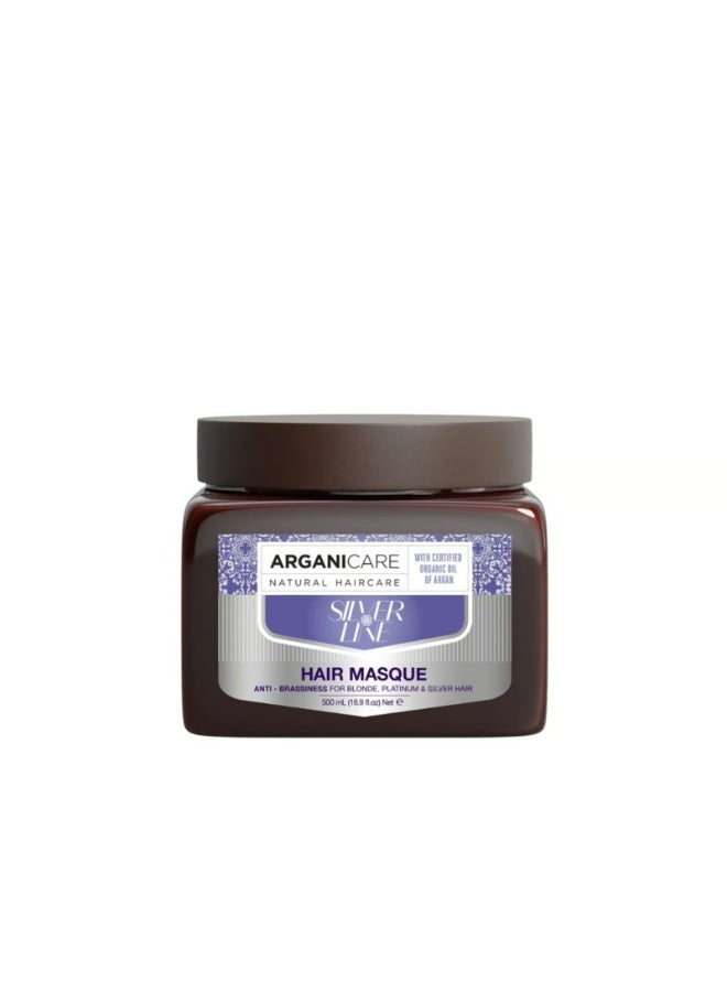 Arganicare Silver Line Hair Masque 500ml - Image 1