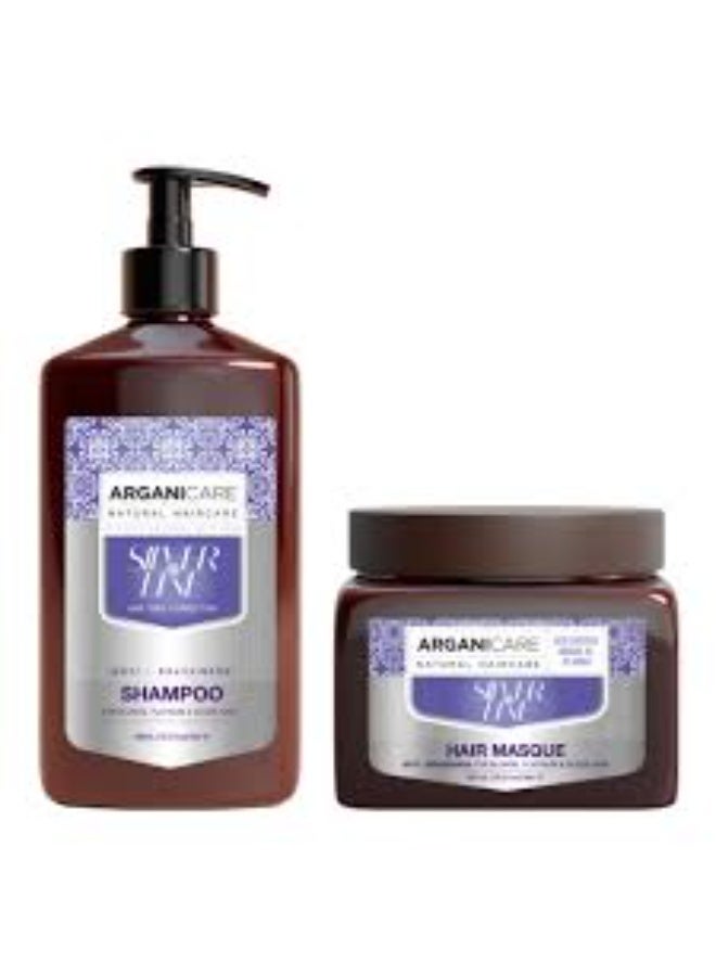 Arganicare Silver Line Hair Masque 500ml - Image 2