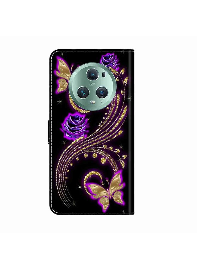 S-TOP Case For Honor Magic5 Pro Crystal 3D Shockproof Protective Leather Phone Case - Image 3
