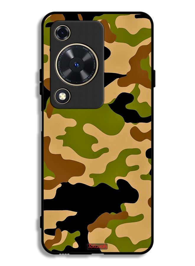 Tolwak Huawei Enjoy 70 Protective Case Cover Camouflage Abstract Digital Pattern - Image 1