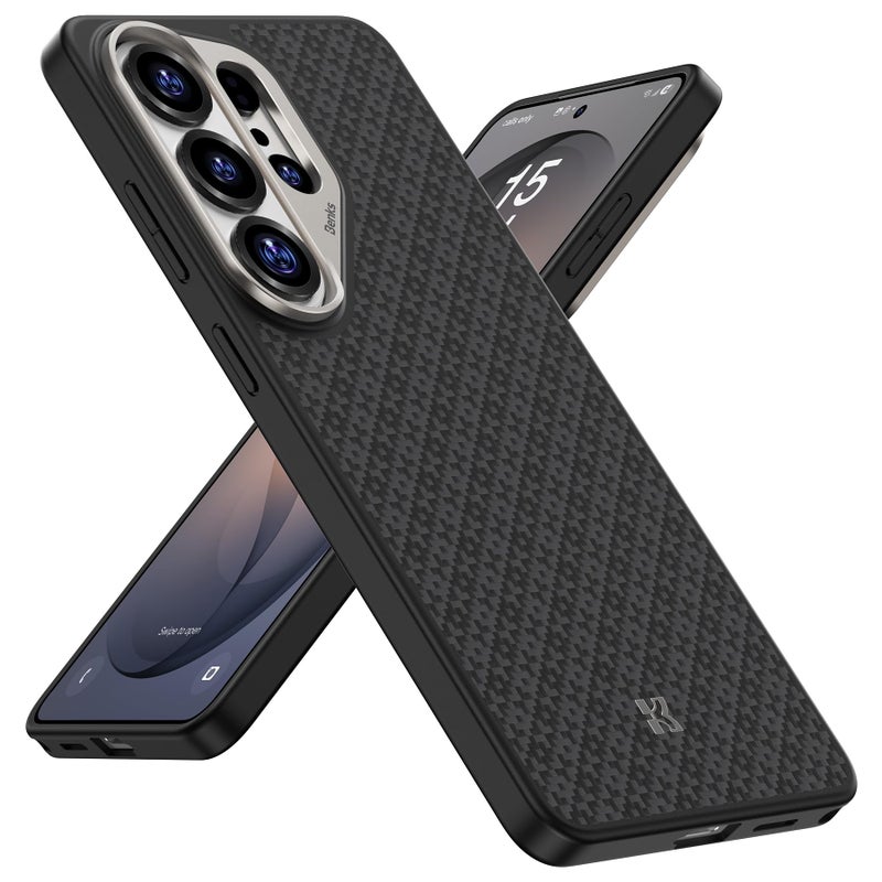 BENKS S26 Ultra Case, ArmorGrid ArmorPro Case for Samsung Galaxy S26 Ultra, MagSafe Compatible Military-Grade Protective Case, Built with Dupont Kevlar Aramid Fiber & TPU, Aluminum Camera Protection - Image 1