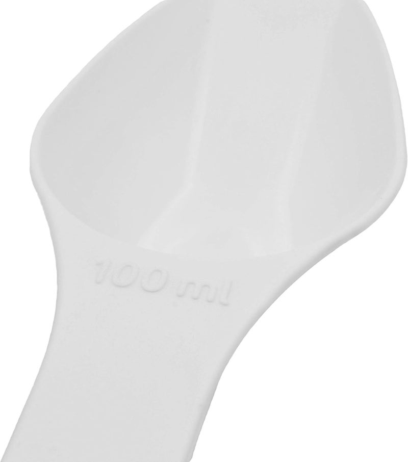 EISCO Scoop, 100ml (3.4oz) - Polypropylene Plastic - Flat Bottom - Excellent for Measuring & Weighing - Autoclavable - Image 4