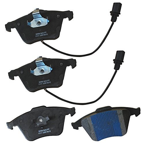 Bendix Premium SBM1111 Semi-Metallic Front Brake Pads for Audi A4 2009-2005,A4 Quattro 2003,A4 Quattro 2009-2005,A6 2011-2005,A6 Quattro 2011-2005,S3 2012-2011,S4 2009-2004,Volkswagen Golf R 2012 - Image 1