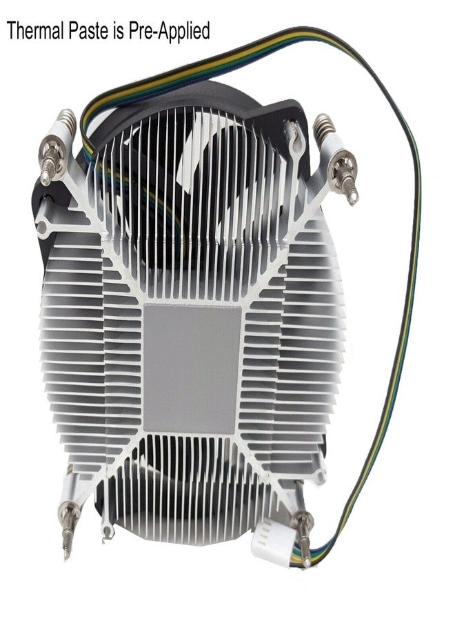 HIGH POWER® LGA-1700-mITX, Low Profile 28mm in Height Intel Socket LGA1700 CPU Cooler with Quiet 95mm Over-Sized Cooling Fan for 1U/2U/mini ITX/Micro ATX Desktop PC Systems - Image 3