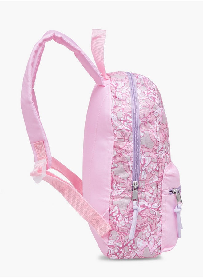 Disney Girls Marie Print School Backpack with Adjustable Shoulder Straps and Zip Closure - 31x24x10 cm  - Image 3