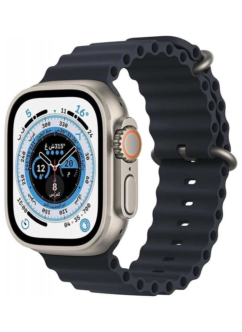 Generic - Ultra Watch with 7 Bands, Touch Screen, Bluetooth Call, Receiving Notifications, Fitness Tracker, Heart Rate Sensor, iOS and Android, gold - Image 1