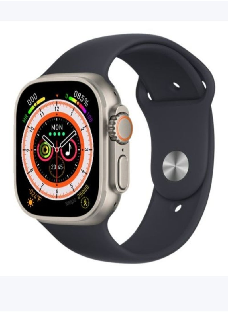 Generic - Ultra Watch with 7 Bands, Touch Screen, Bluetooth Call, Receiving Notifications, Fitness Tracker, Heart Rate Sensor, iOS and Android, gold - Image 1