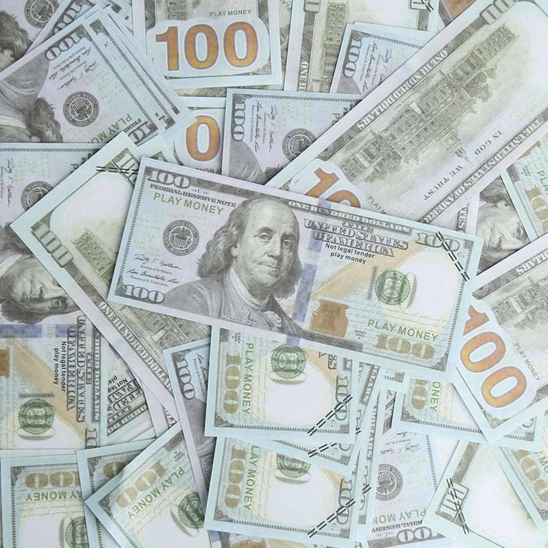 300PCS Prop Money Dollars Replica Dollar Bill Fake Play Money Souvenir Banknote Pretend Dollar Bills for Home Party Movie Advertising Novelty Props Game Gift - Image 5