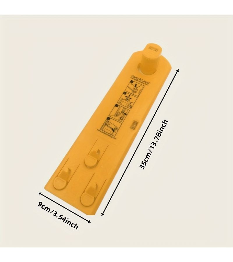 2 Pcs Home Leveling Ruler Accurate Leveling Anti Tilt Easy to Use Hanging Paintings Installing Furniture Laying Tiles - Image 2