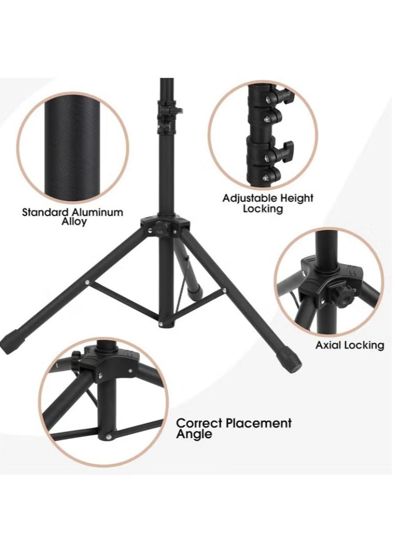 أوك حامل خلفية صور التصوير الفوتوغرافي الاحترافي ، حامل دعم إطار الخلفية على شكل حرف T مع مشابك لاستوديو الفيديو - Image 5