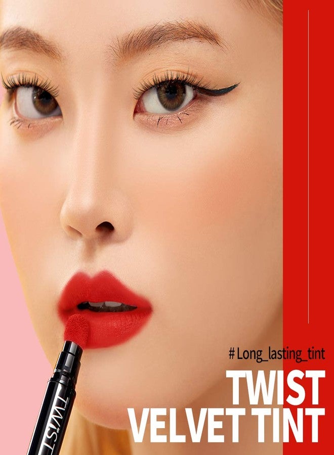 PASSIONCAT Long Lasting Lip Stain for Lips and Cheek Tint | High Pigment Color | lightweight Matte Finish | Weightless | Full Coverage | Twist Velvet Tint #1 (No.1) - Image 2