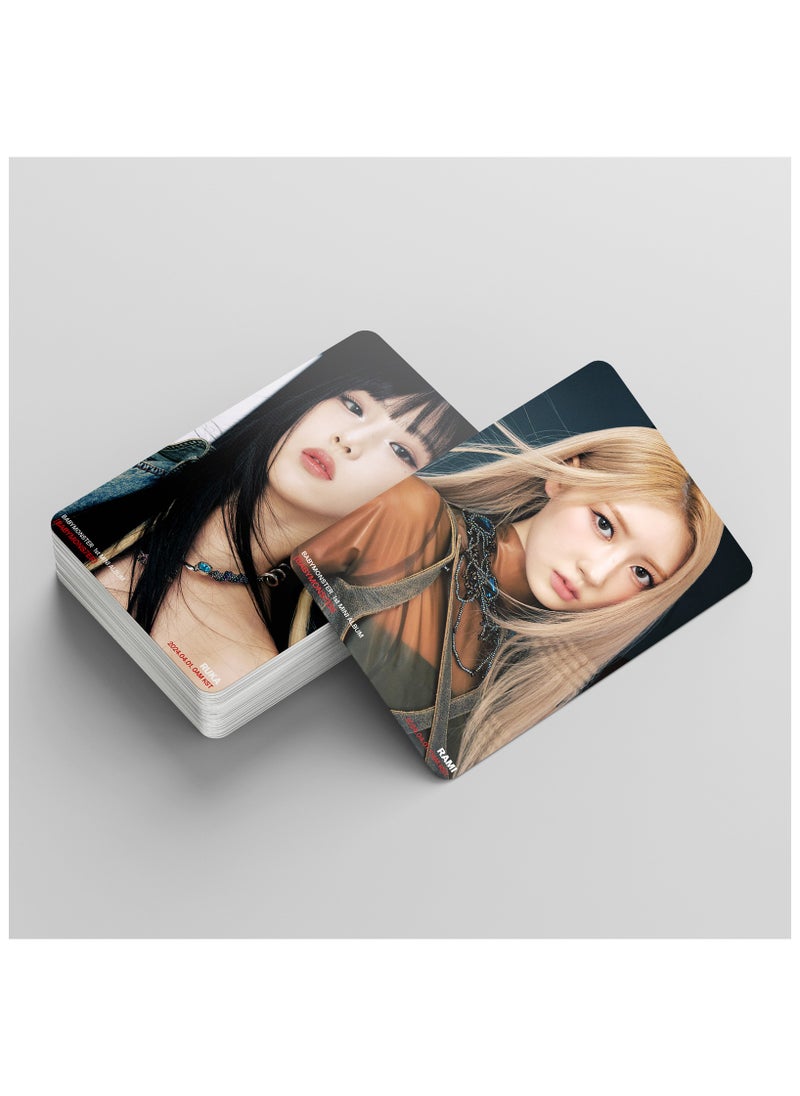 EHOME 55Pcs BABY MONSTER Photo Card SHEESH Lomo Card  - Image 5
