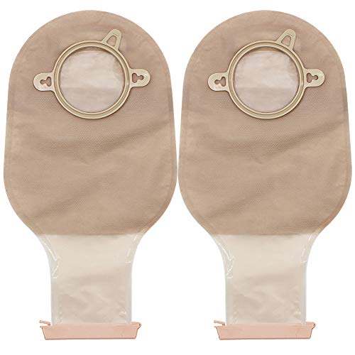 LotFancy Colostomy Bags, 10PCS Two-Piece Drainable Pouches with Clamp Closure for Colonoscopy Ostomy Stoma Care (No Skin Barriers), Ileostomy Supplies - Image 1