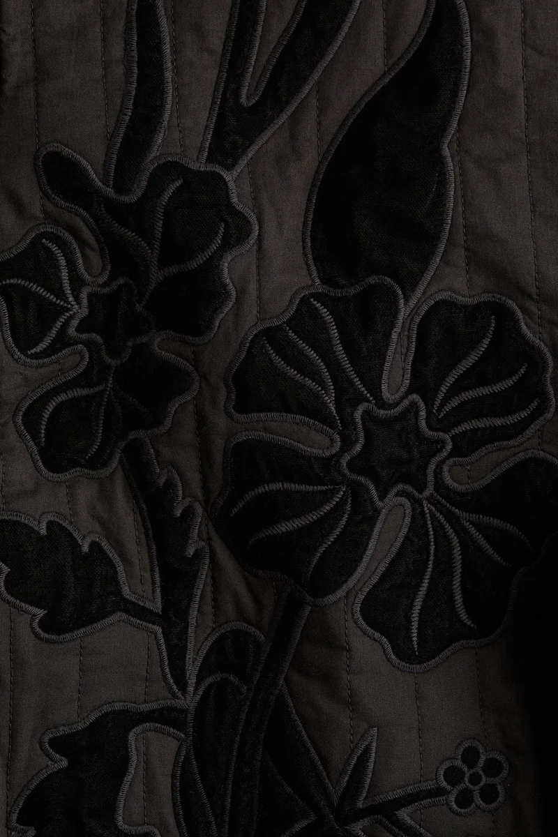 H&M Appliquéd quilted jacket