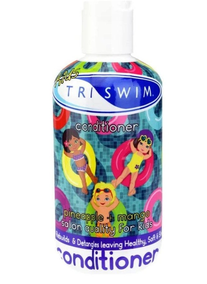 Triswim TRISWIM Kids Scented Conditioner After- Swimmer Hair Care, Chlorine Removal, Detangles, Dandruff and Dry Scalp Relief 