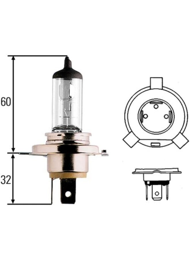 HELLA HELLA 9003 Standard Halogen Bulb, 12 V, 60/55W, Clear, Standard - 60/55W  - Image 3
