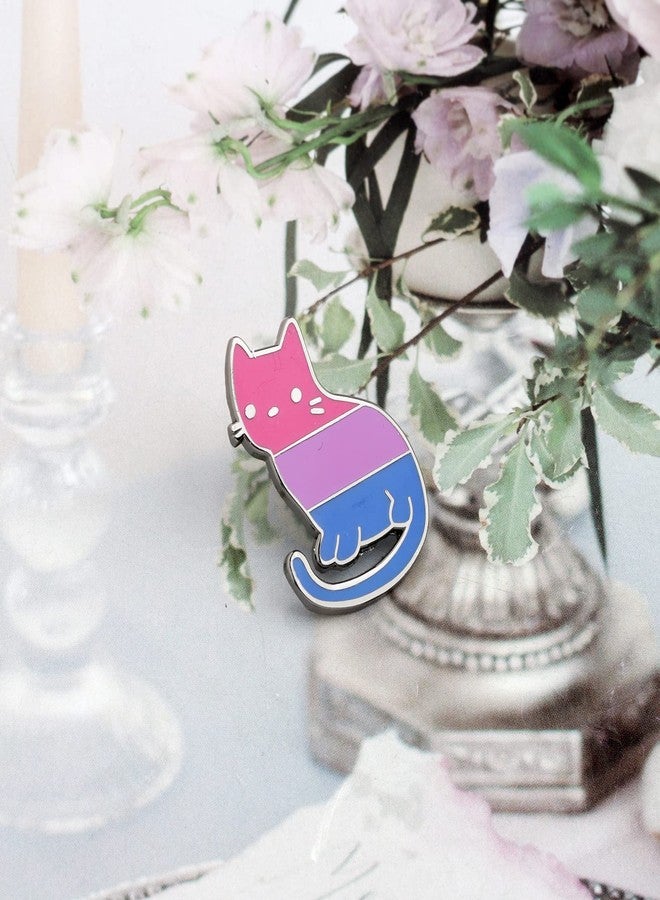 ميوسبارك بروش قطة ثنائي الميول الجنسية من MYOSPARK، هدية فخر للمثليين والمتحولين جنسياً، دبوس طية صدر السترة للمثليين والمتحولين جنسياً، مجوهرات فخر المثليين، هدية لمحبي القطط (دبوس قطة للمثليين والمتحولين جنسياً) - Image 4